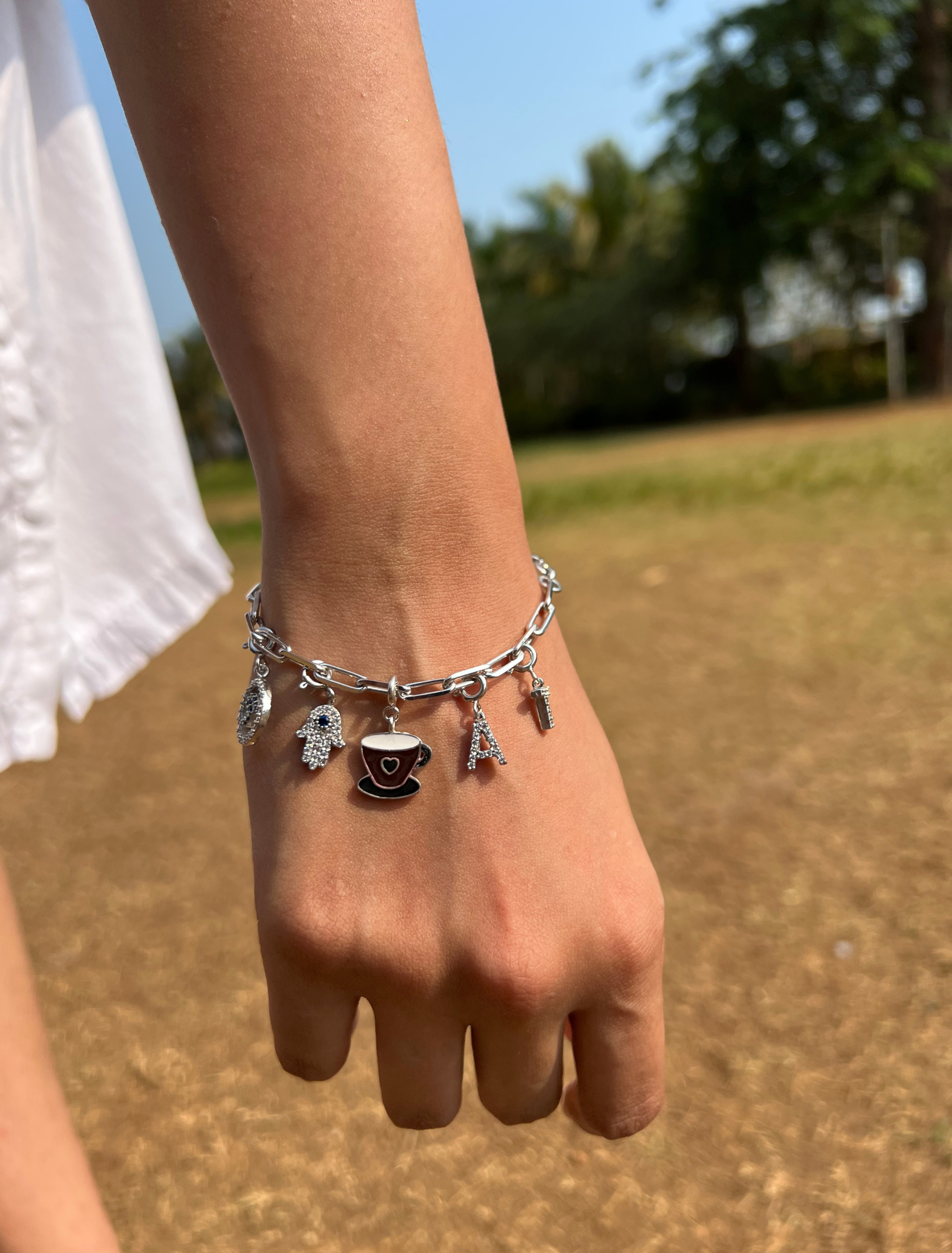 Build Your Own Paperclip Charm Bracelet