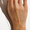 Lyra Minimal Hathphool – 925 Silver Hand Chain