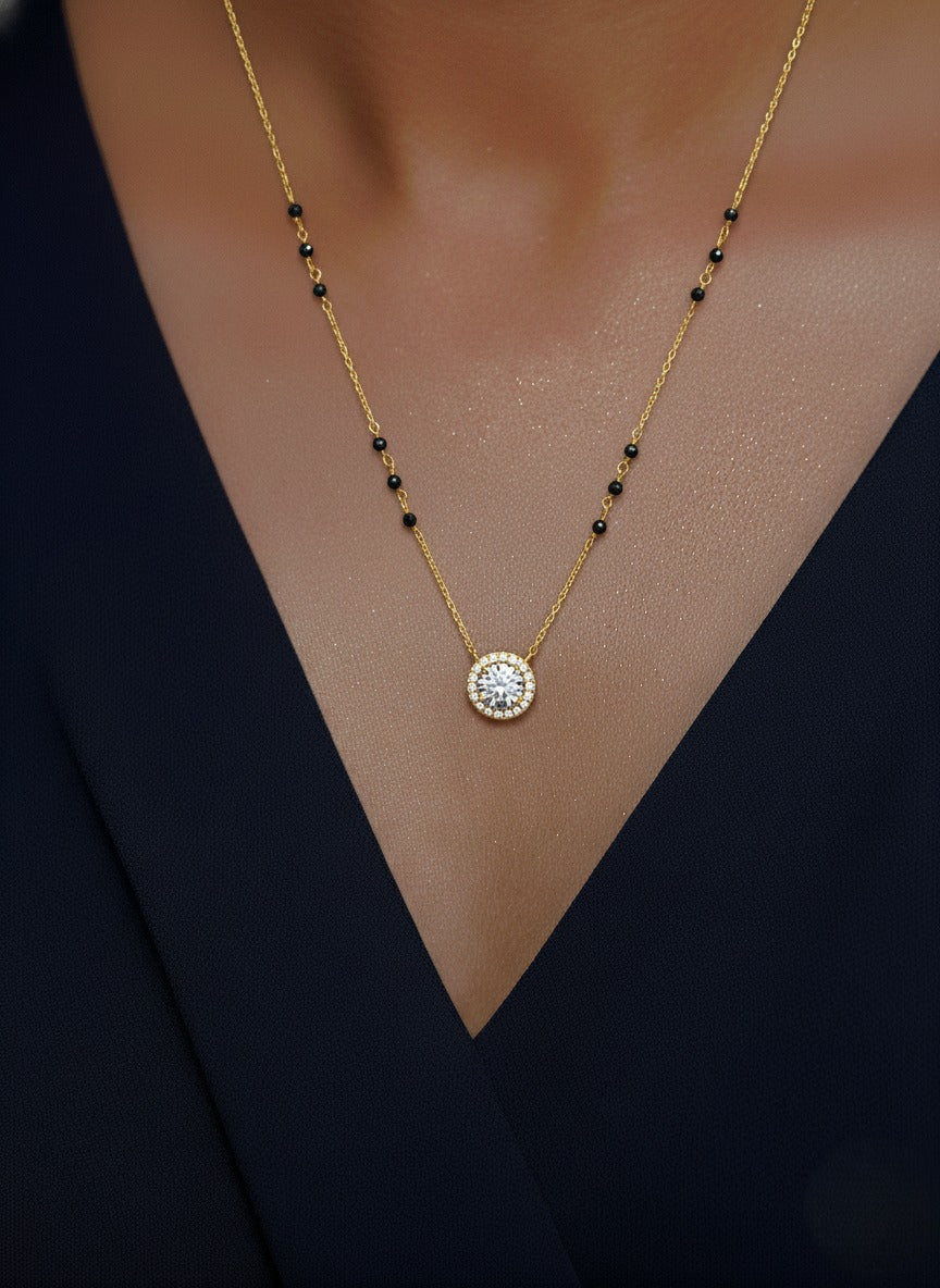 Radiant Solitaire Mangalsutra