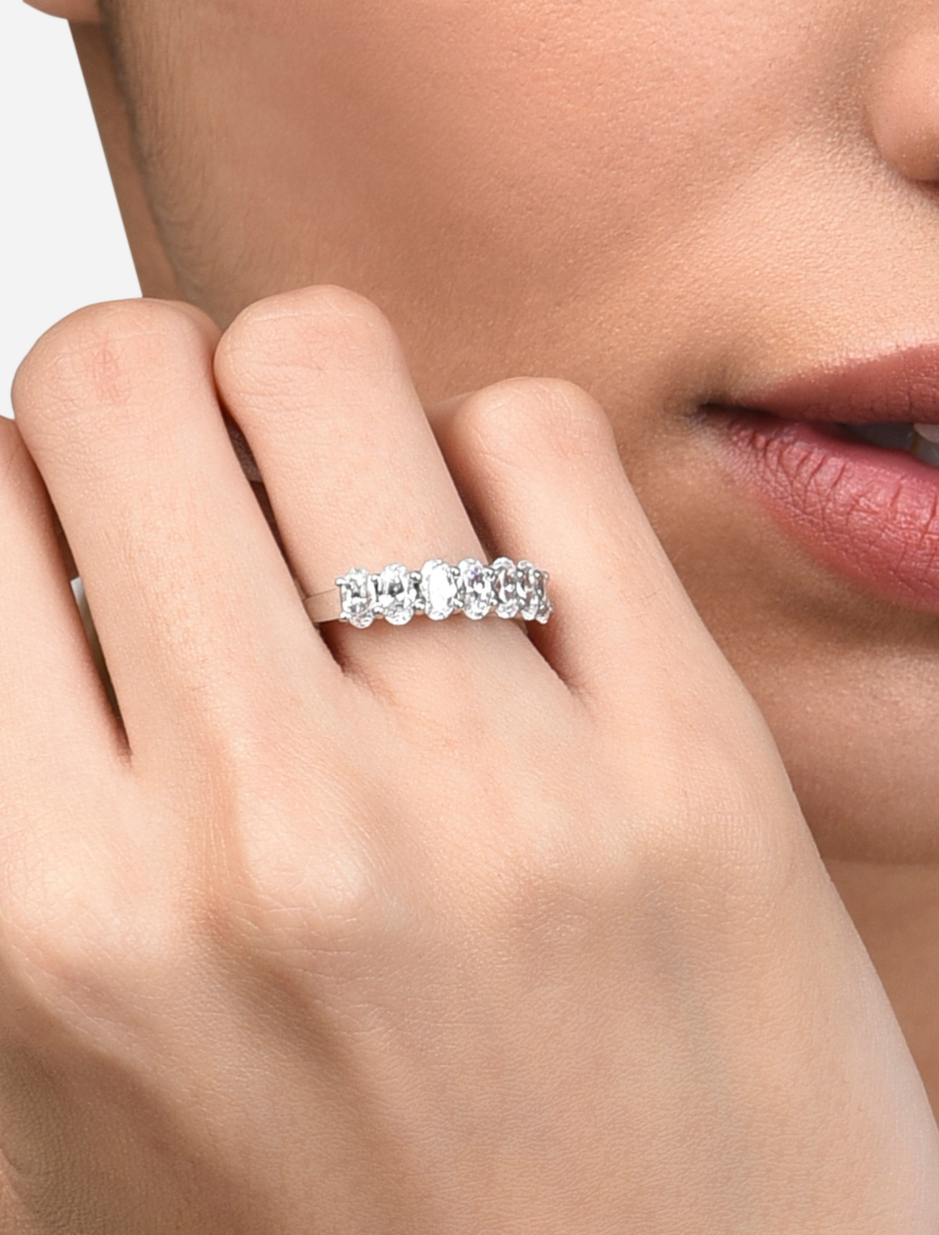 Silver rings online deals